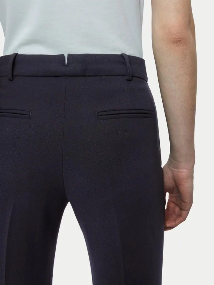 Jigsaw Fluid Twill Palmer Trouser Black Women Trousers