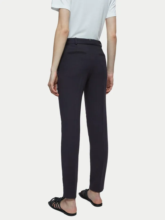 Jigsaw Fluid Twill Palmer Trouser Black Women Trousers