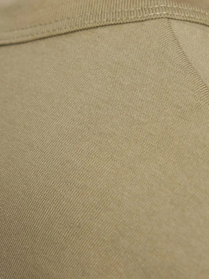 Jigsaw Heavy Cotton Tshirt Khaki Women Shirts and Tops