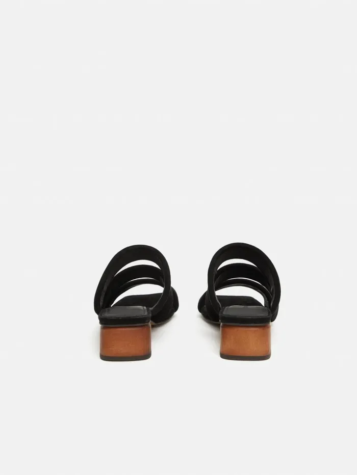 Jigsaw Henley Heeled Sandal Black Women Heels