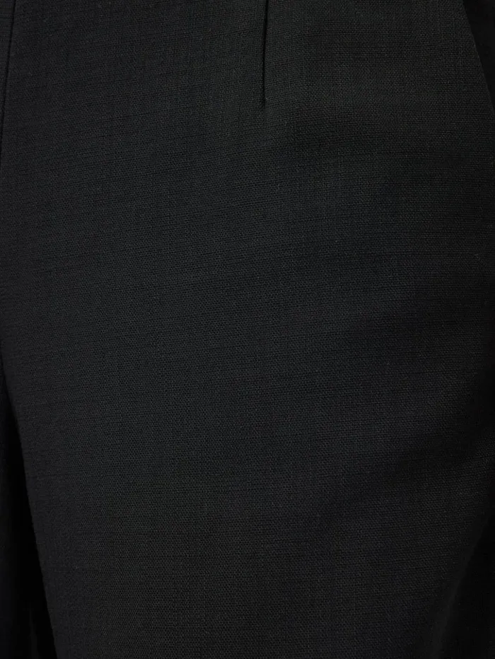 Jigsaw Hopsack Tux Trouser Black Women Trousers