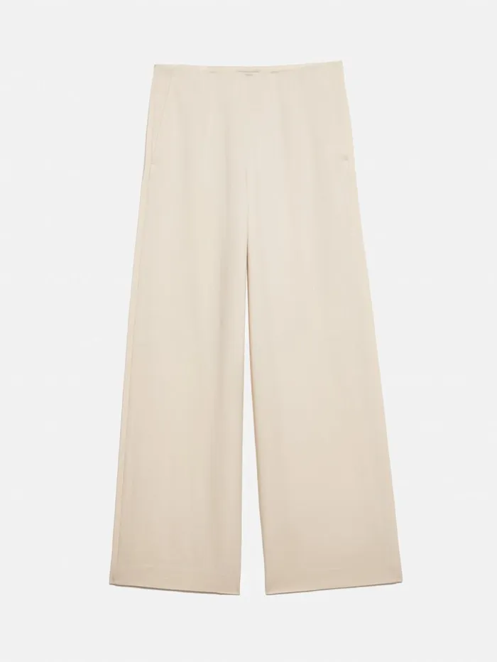 Jigsaw Hopsack Tux Trouser Cream Women Trousers