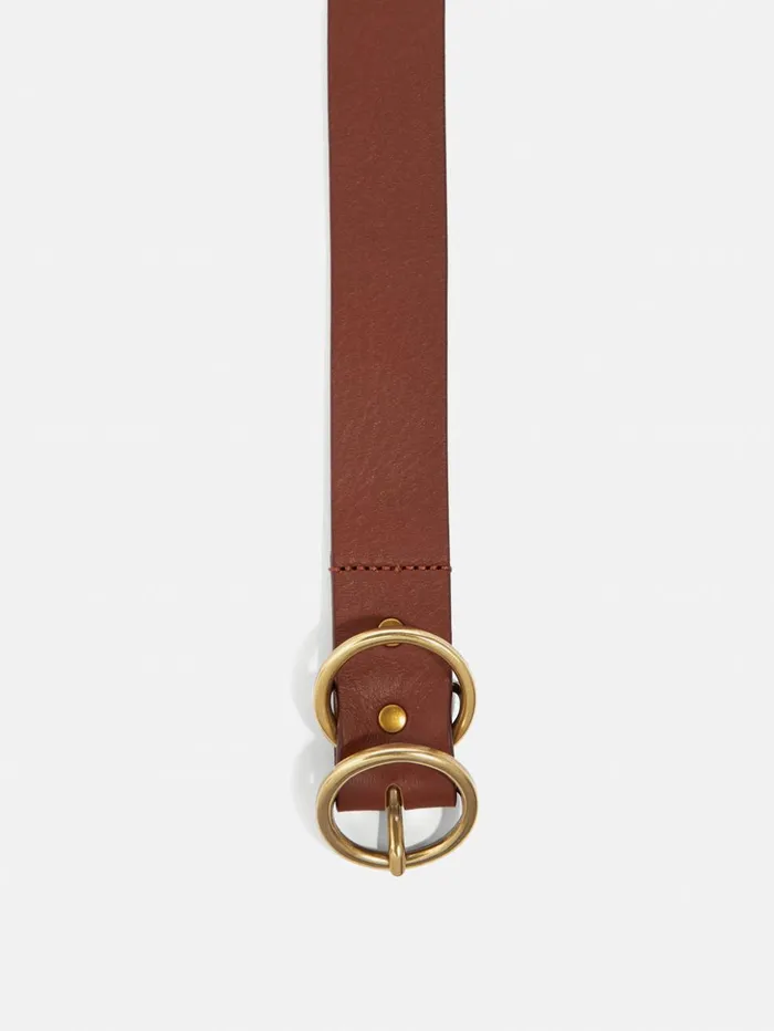 Jigsaw Italian Leather Carlos Belt Tan Women Leather