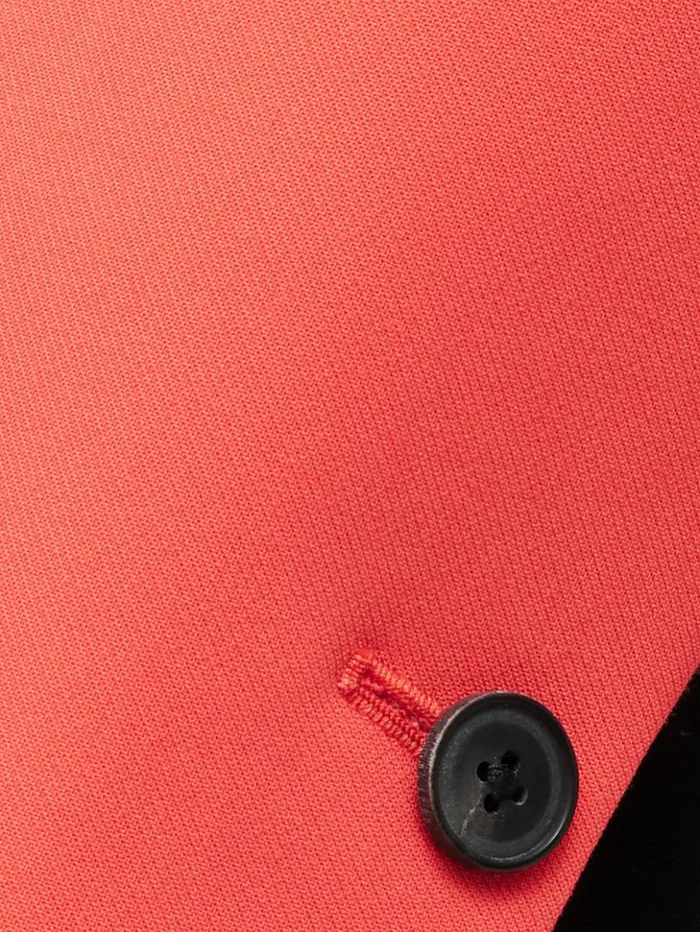 Jigsaw Italian Modern Crepe Short Jacket Coral Women Summer Tailoring