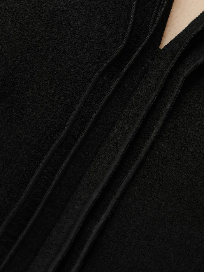 Jigsaw Japanese Crepe Seamed Shirt Black Women Shirts and Tops