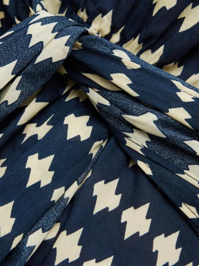 Jigsaw Japanese Geo Shirt Dress Indigo Women Dresses and Jumpsuits