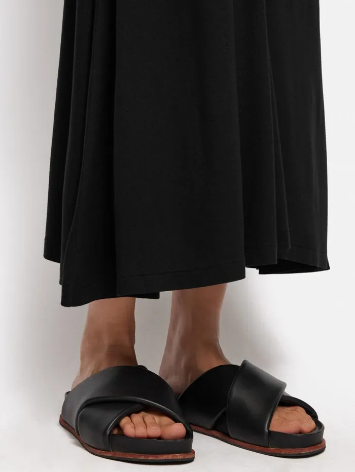 Jigsaw Jersey Ruched Skirt Black Women Skirts