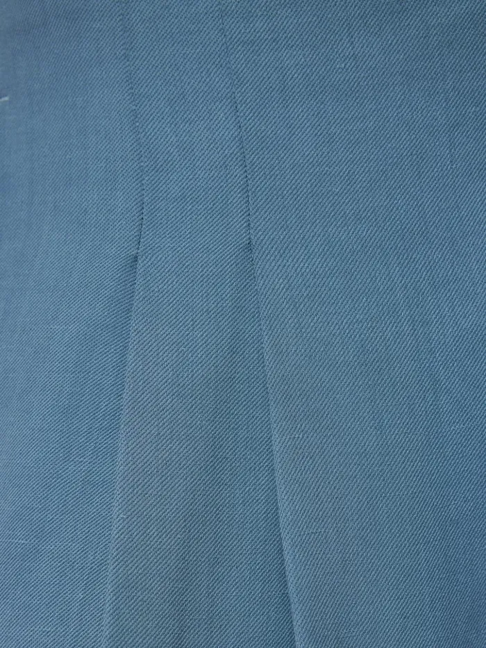 Jigsaw Kemp Italian Linen Trouser Blue Women Trousers