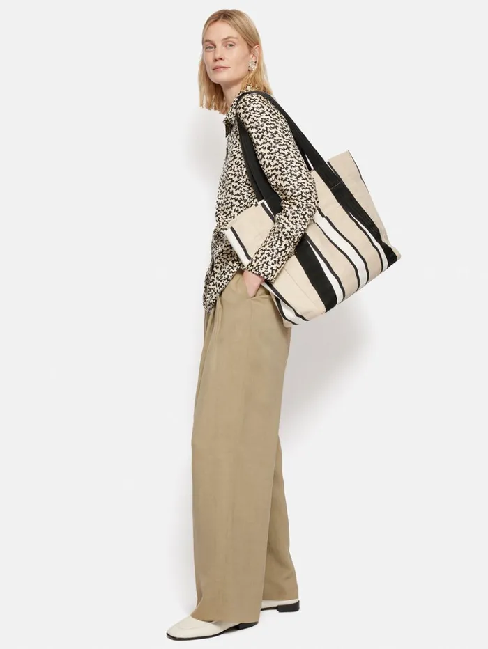 Jigsaw Kemp Italian Linen Trouser Sand Women Trousers
