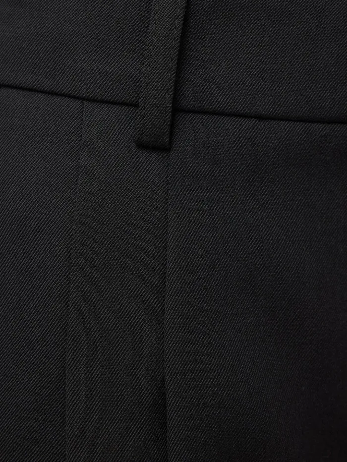 Jigsaw Kemp Wide Leg Japanese Wool Trouser Black Women Trousers