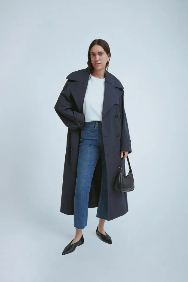 Jigsaw Kick Flare Jean Vintage Mid Blue Women Denim