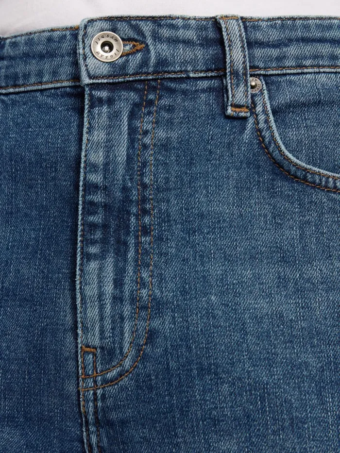 Jigsaw Kick Flare Jean Vintage Mid Blue Women Denim