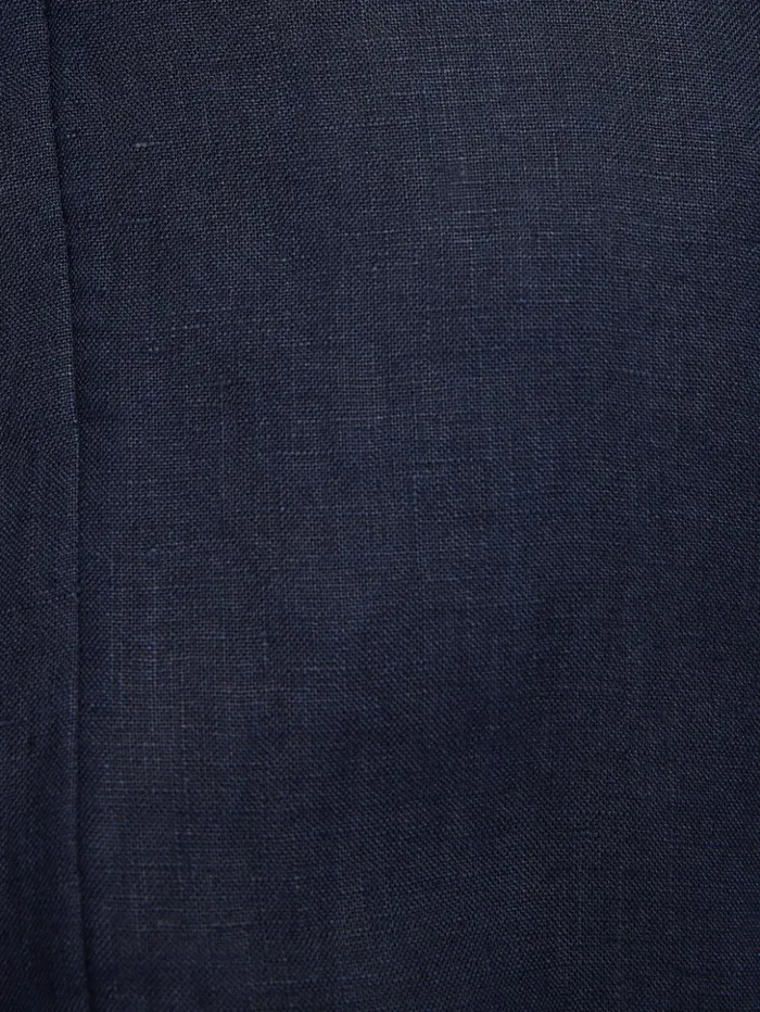 Jigsaw Light Linen Shell Top Navy Women Shirts and Tops
