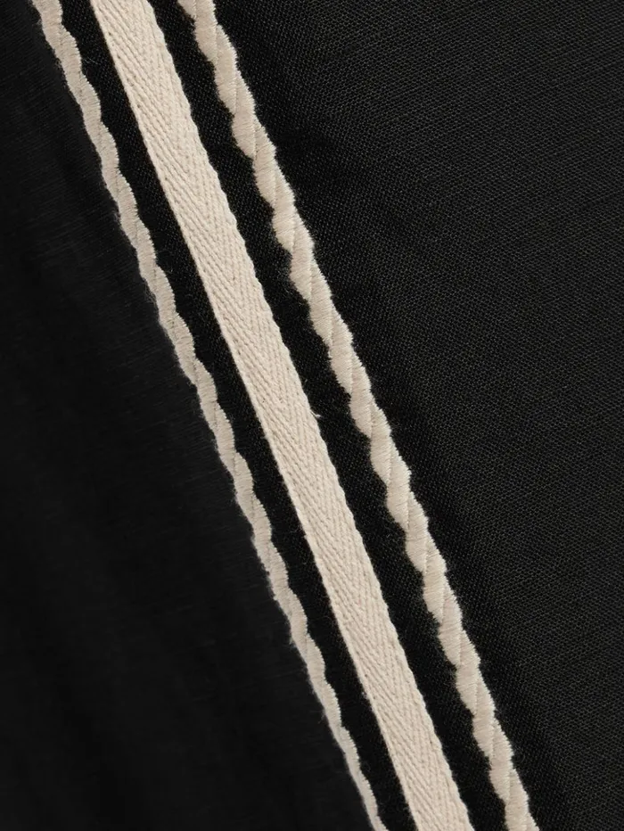 Jigsaw Linen Blend Embroidery Trouser Black Women Trousers