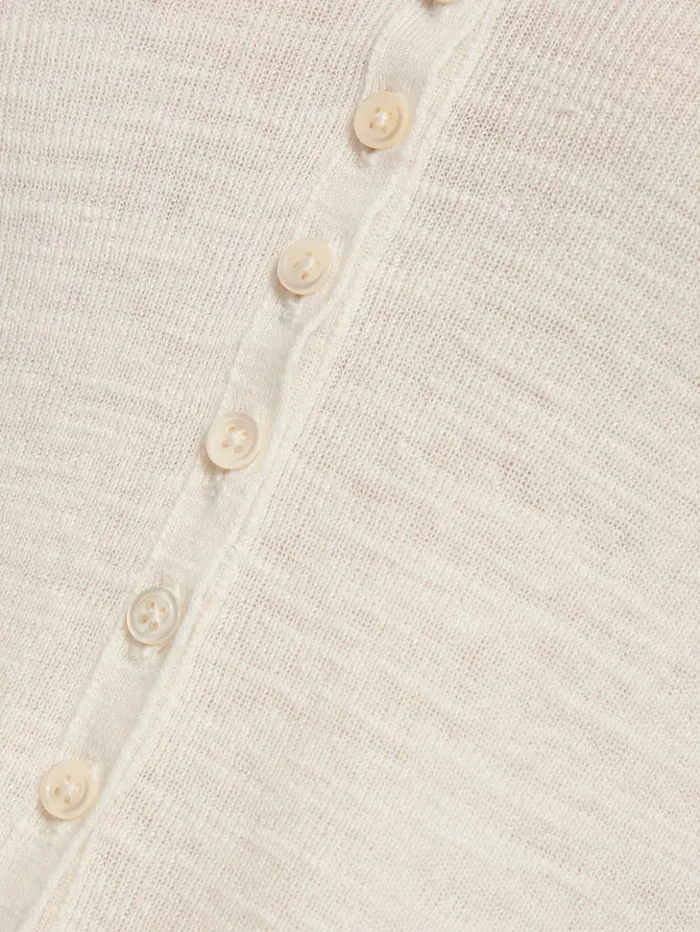 Jigsaw Linen Cotton Cardigan Ivory Women Knitwear and Cashmere