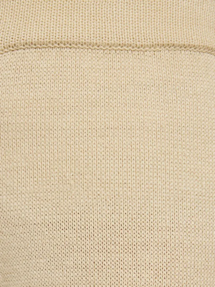Jigsaw Linen Cotton Knitted Trouser Cream Women Trousers