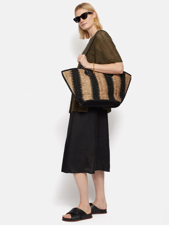 Jigsaw Linen Poncho Khaki Women Ponchos and Scarves