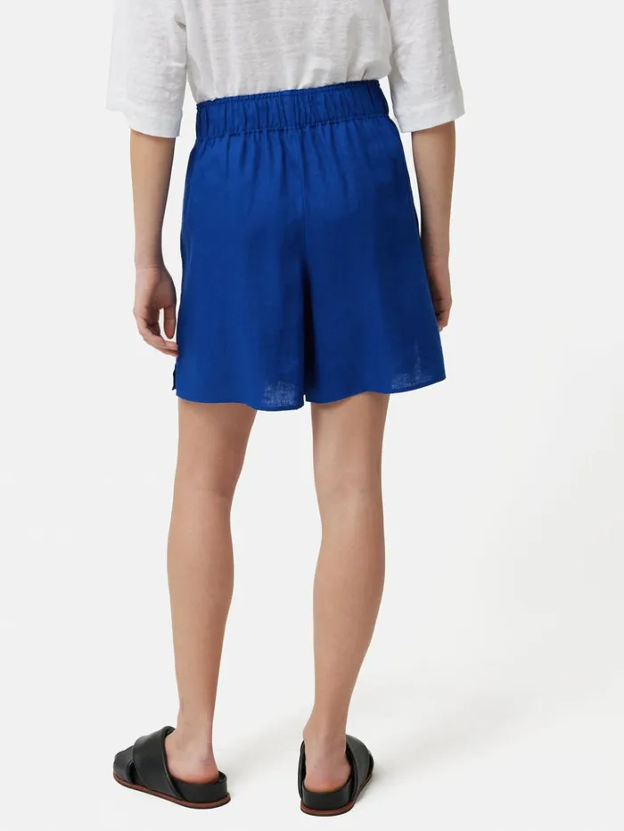 Jigsaw Linen Short Blue Women Coords