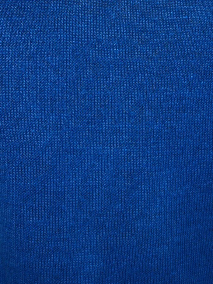 Jigsaw Linen Slub Cropped V Tank Top Blue Women Shirts and Tops