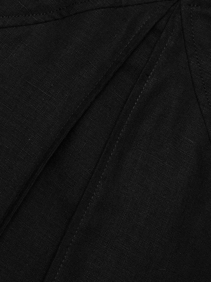 Jigsaw Linen Sundress Black Women Dresses and Jumpsuits