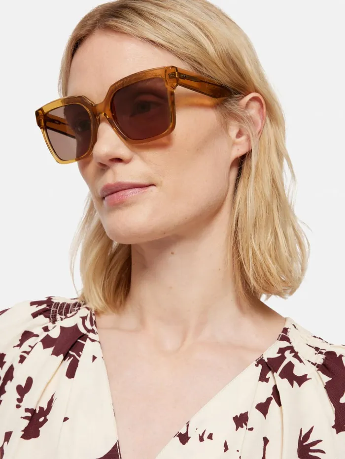 Jigsaw Maldon Dframe Sunglasses Amber Women Sunglasses