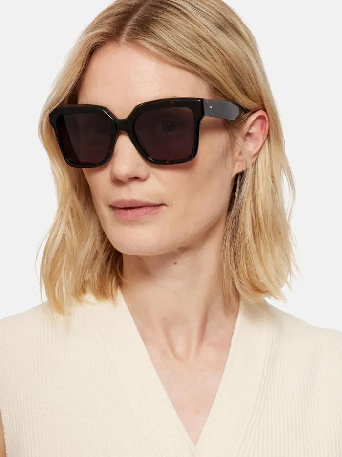 Jigsaw Maldon DFrame Sunglasses Tortoiseshell Women Sunglasses