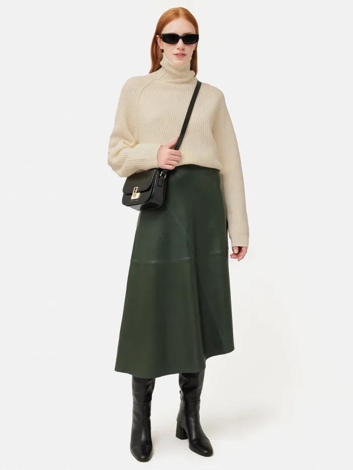 Jigsaw Merino Fishermans Rib Jumper Cream Women Knitwear and Cashmere