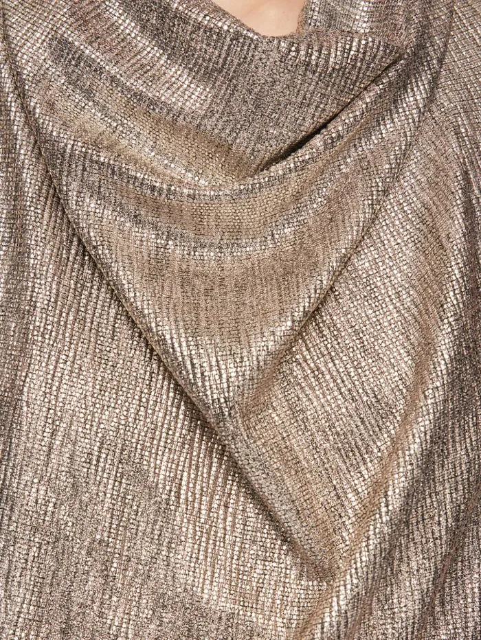 Jigsaw Metallic Cowl Neck Top Gold Women Coords