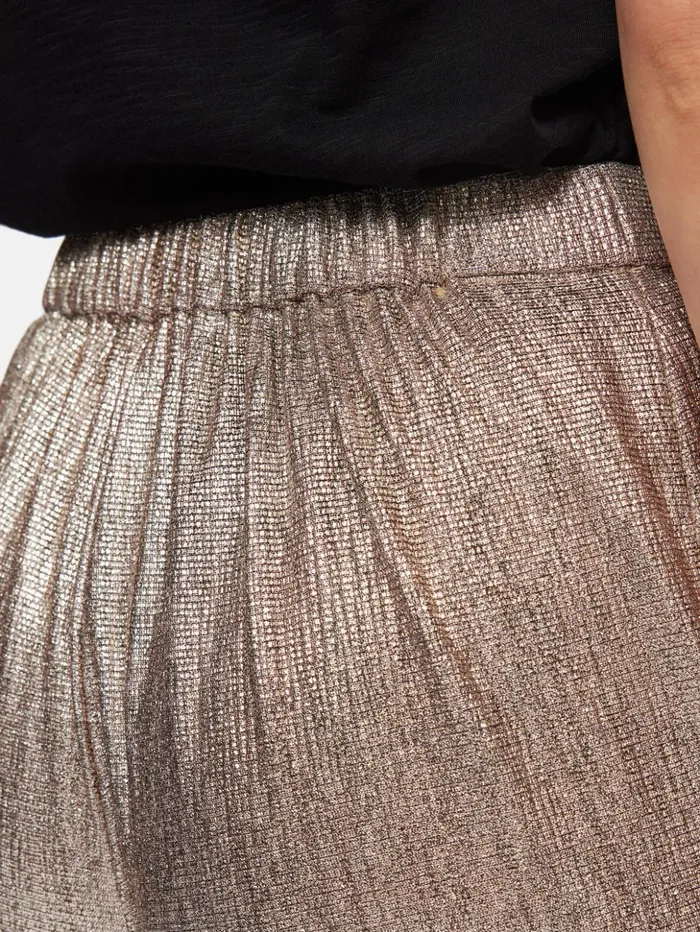 Jigsaw Metallic Flowing Trousers Gold Women Coords