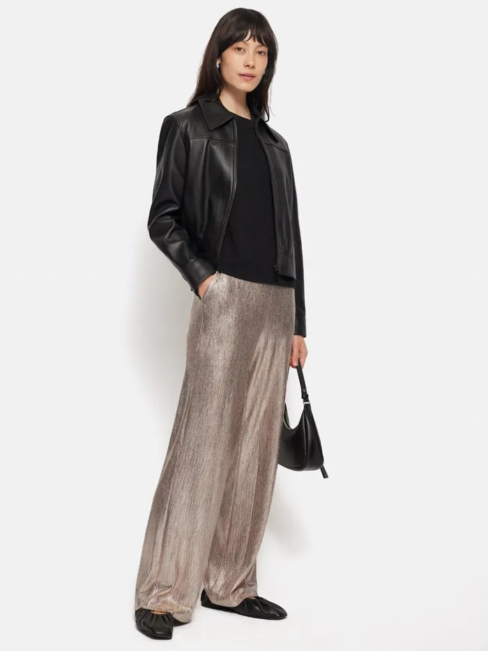 Jigsaw Metallic Flowing Trousers Gold Women Coords