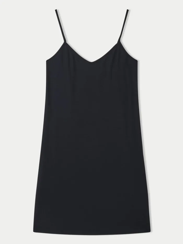 Jigsaw Modal Slip Dress Black Women Dresses and Jumpsuits