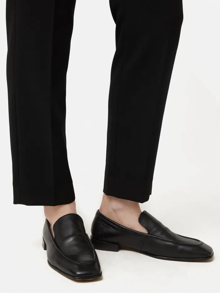 Jigsaw Modern Crepe Marden Trouser Black Women Trousers