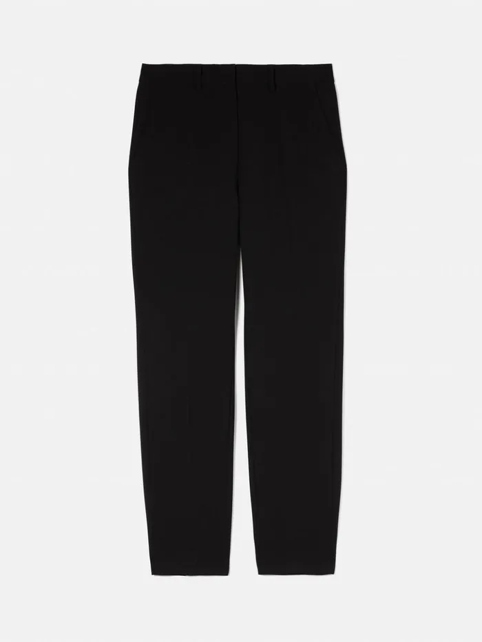 Jigsaw Modern Crepe Marden Trouser Black Women Trousers