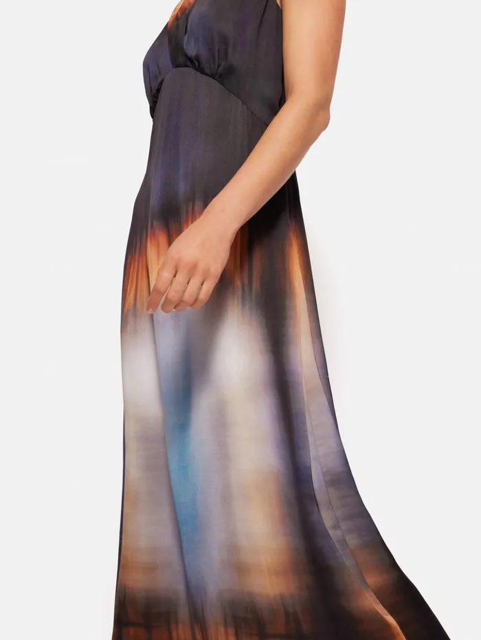 Jigsaw Modern Tie Dye Dress Multi Women Dresses and Jumpsuits
