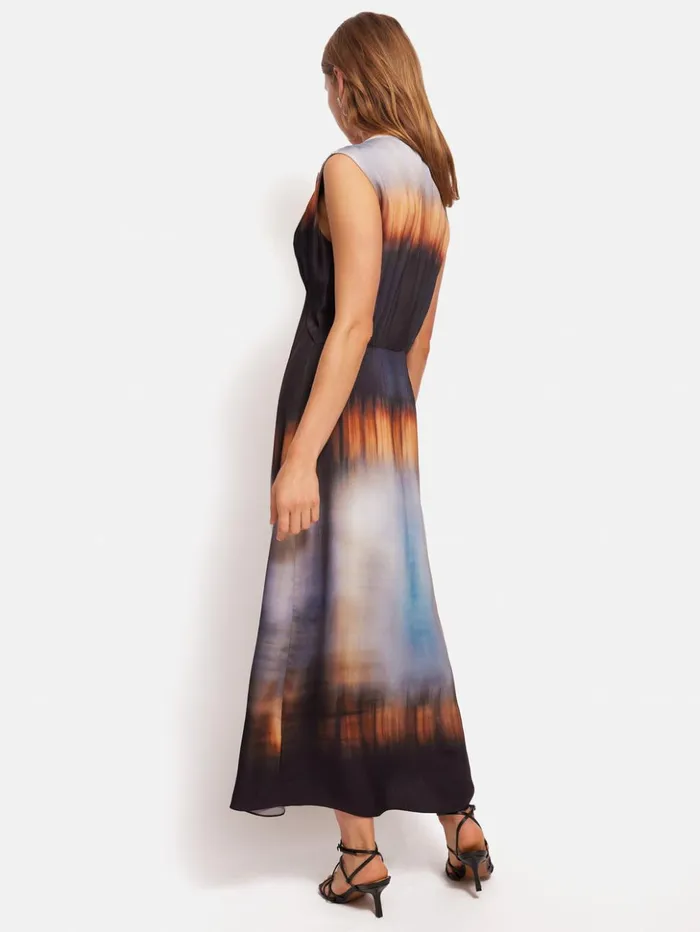 Jigsaw Modern Tie Dye Dress Multi Women Dresses and Jumpsuits