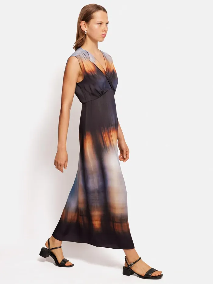 Jigsaw Modern Tie Dye Dress Multi Women Dresses and Jumpsuits