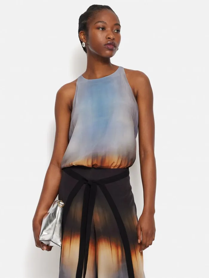 Jigsaw Modern Tie Dye Tank Multi Women Shirts and Tops
