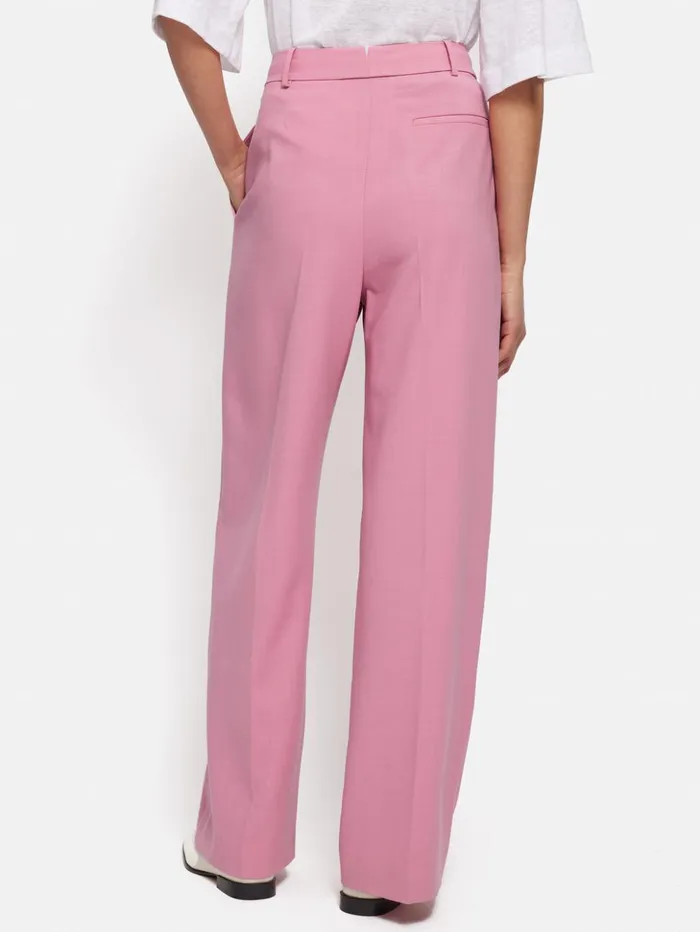 Jigsaw Nik Fluid Twill Trouser Pink Women Trousers