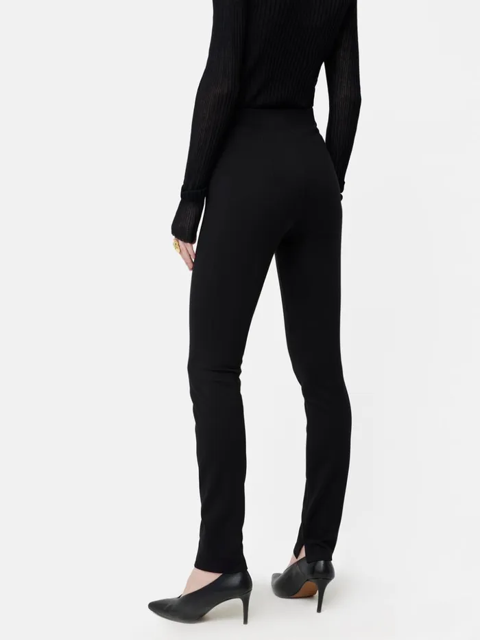 Jigsaw Ponte Cigarette Trousers Black Women Trousers