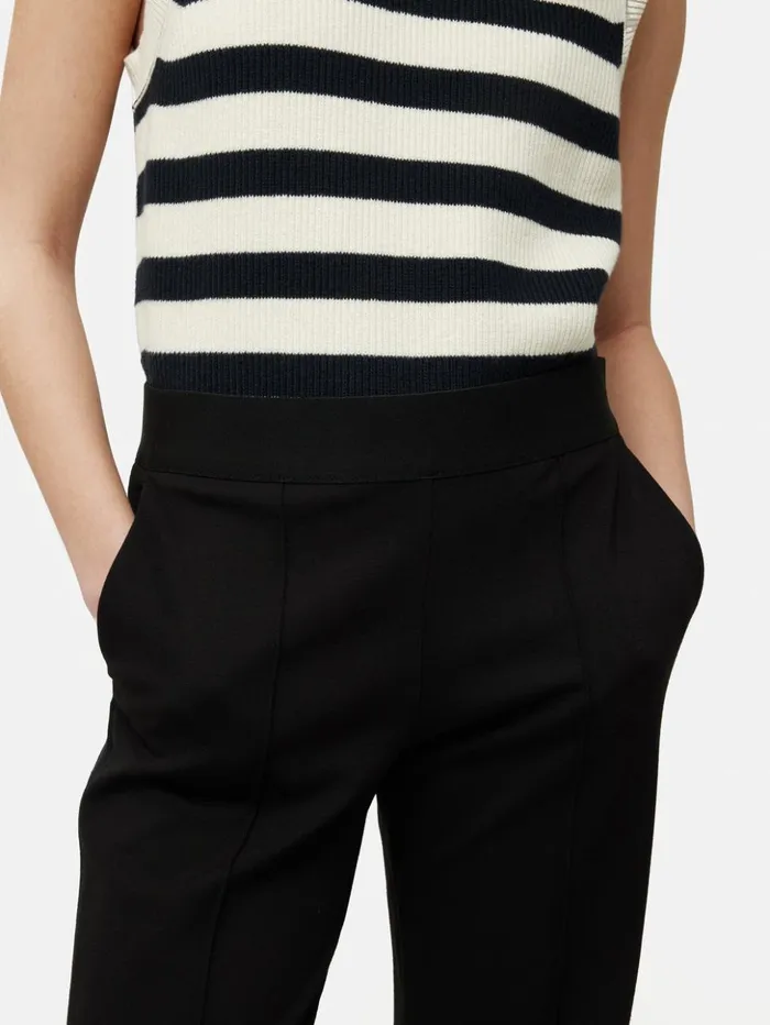 Jigsaw Ponte Jersey Trouser Black Women Trousers