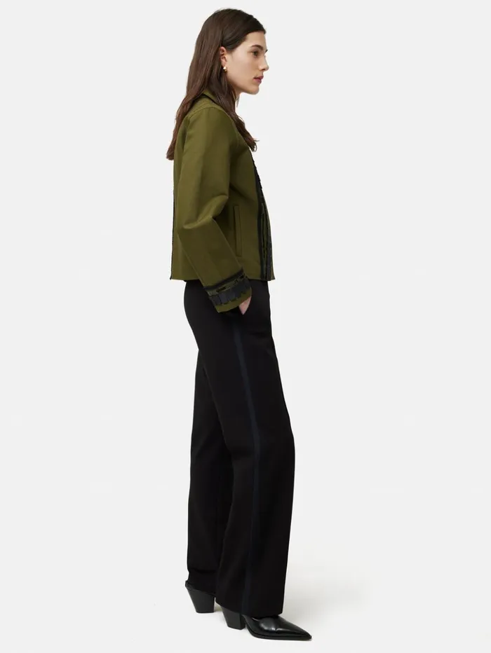 Jigsaw Ponte Jersey Trouser Black Women Trousers