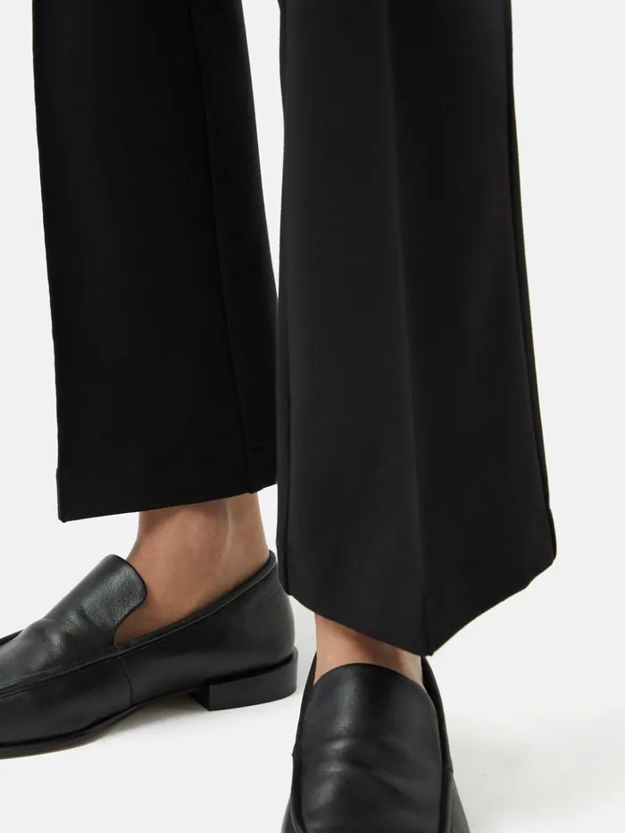 Jigsaw Ponte Kickflare Trouser Black Women Trousers