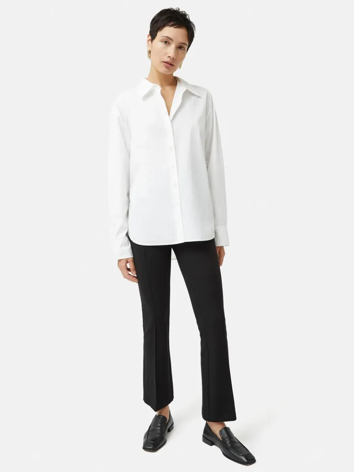 Jigsaw Ponte Kickflare Trouser Black Women Trousers