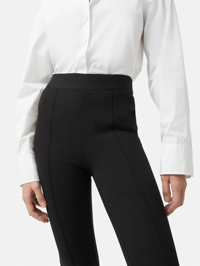 Jigsaw Ponte Kickflare Trouser Black Women Trousers