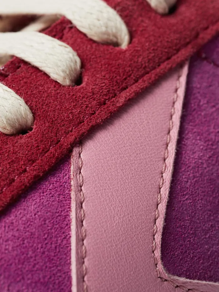 Jigsaw Portland Vintage Classic Trainer Pink Women Trainers
