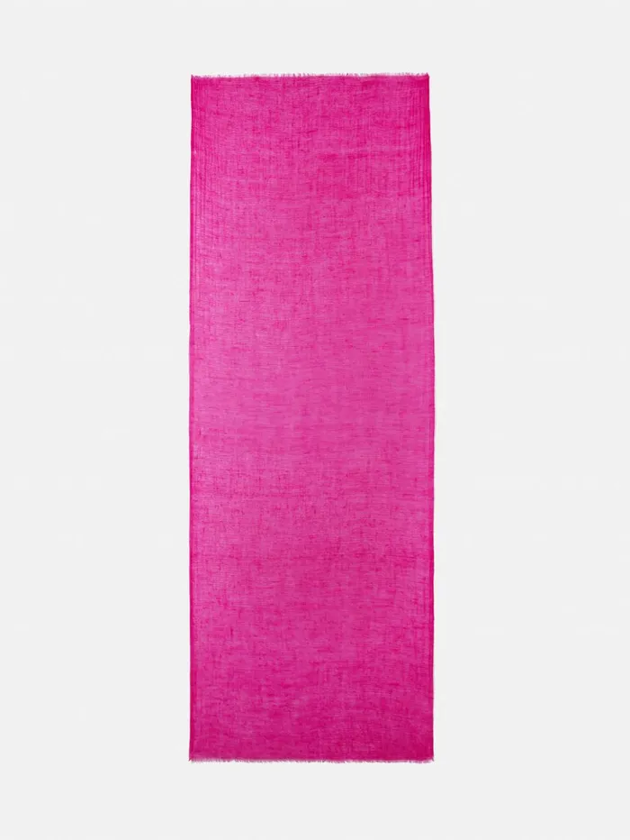 Jigsaw Pure Cashmere Gauze Scarf Pink Women Ponchos and Scarves