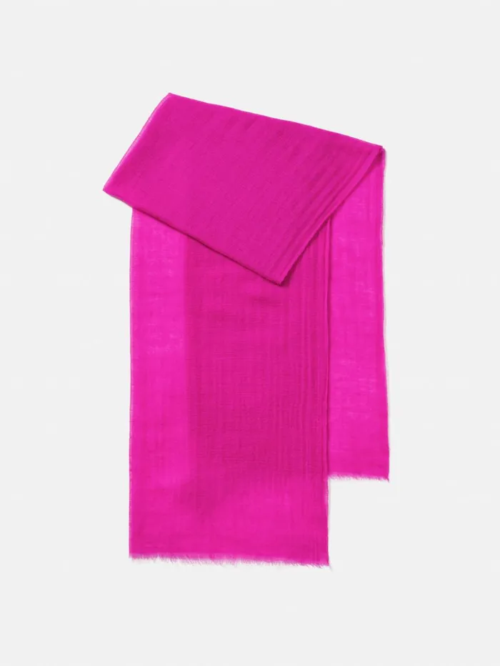 Jigsaw Pure Cashmere Gauze Scarf Pink Women Ponchos and Scarves