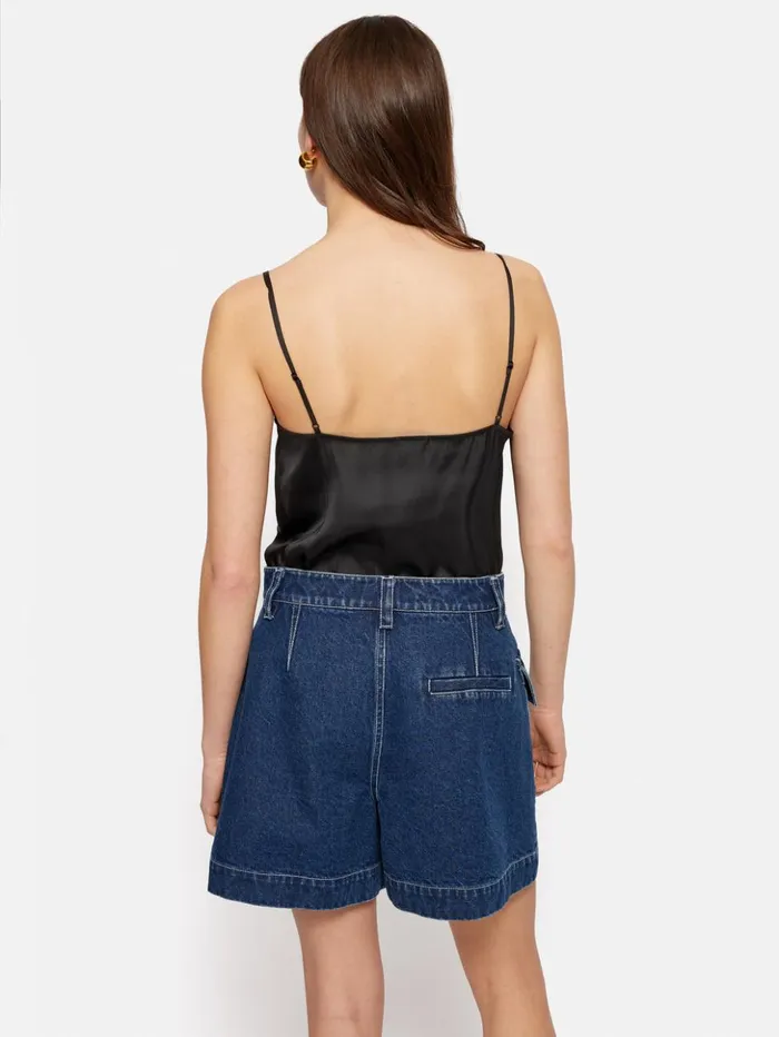 Jigsaw Recycled Satin Cami Black Women Shirts and Tops