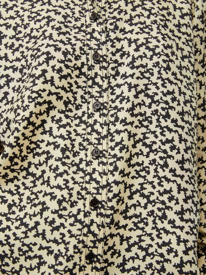 Jigsaw Reef Odyssy Silk Twill Shirt Monochrome Women Shirts and Tops