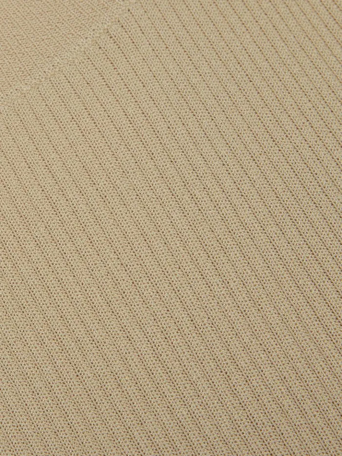 Jigsaw Rib Knitted Tank Neutral Women Shirts and Tops